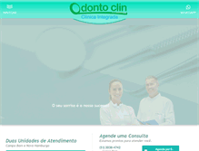 Tablet Screenshot of odontoclin.net